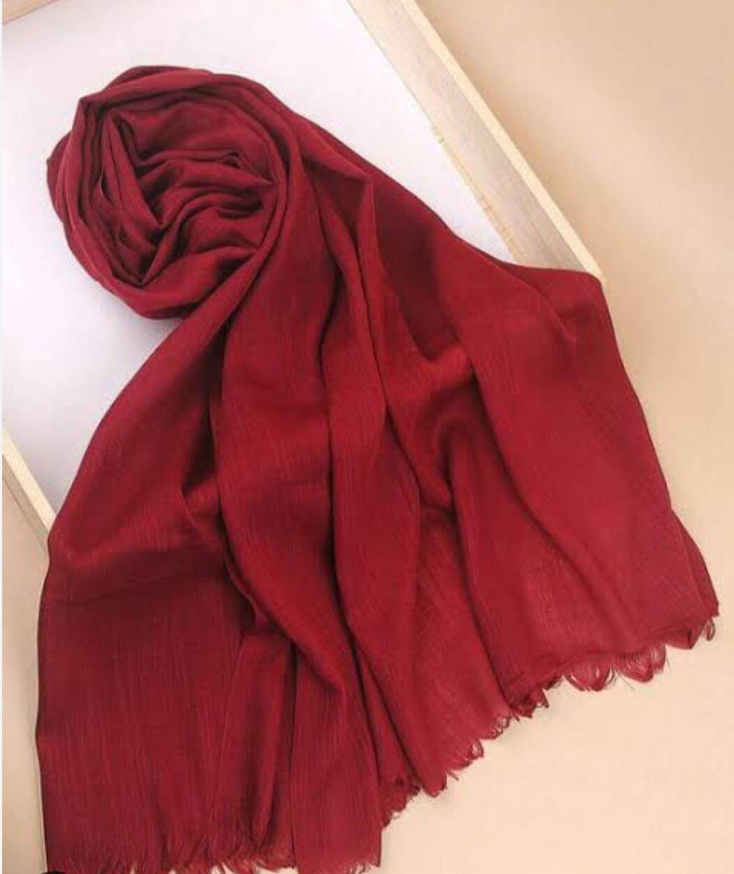 Turkish Hijab - Maroon