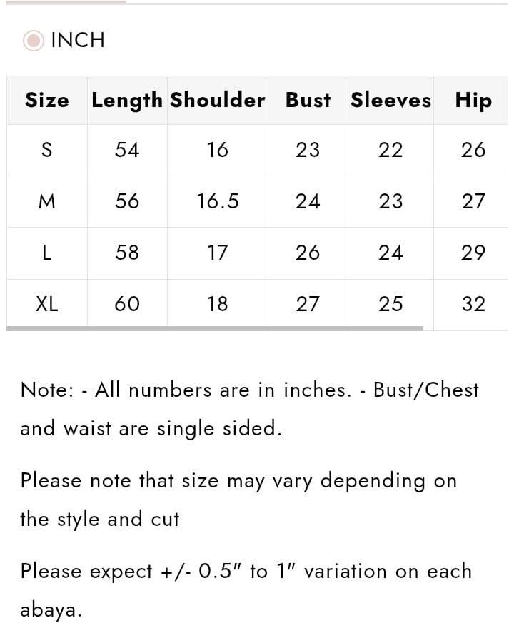 Casual Abaya - Dark Gray