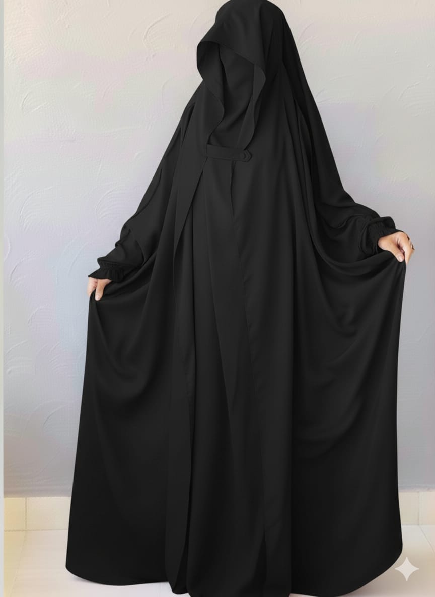 Saudi Jilbab - Black