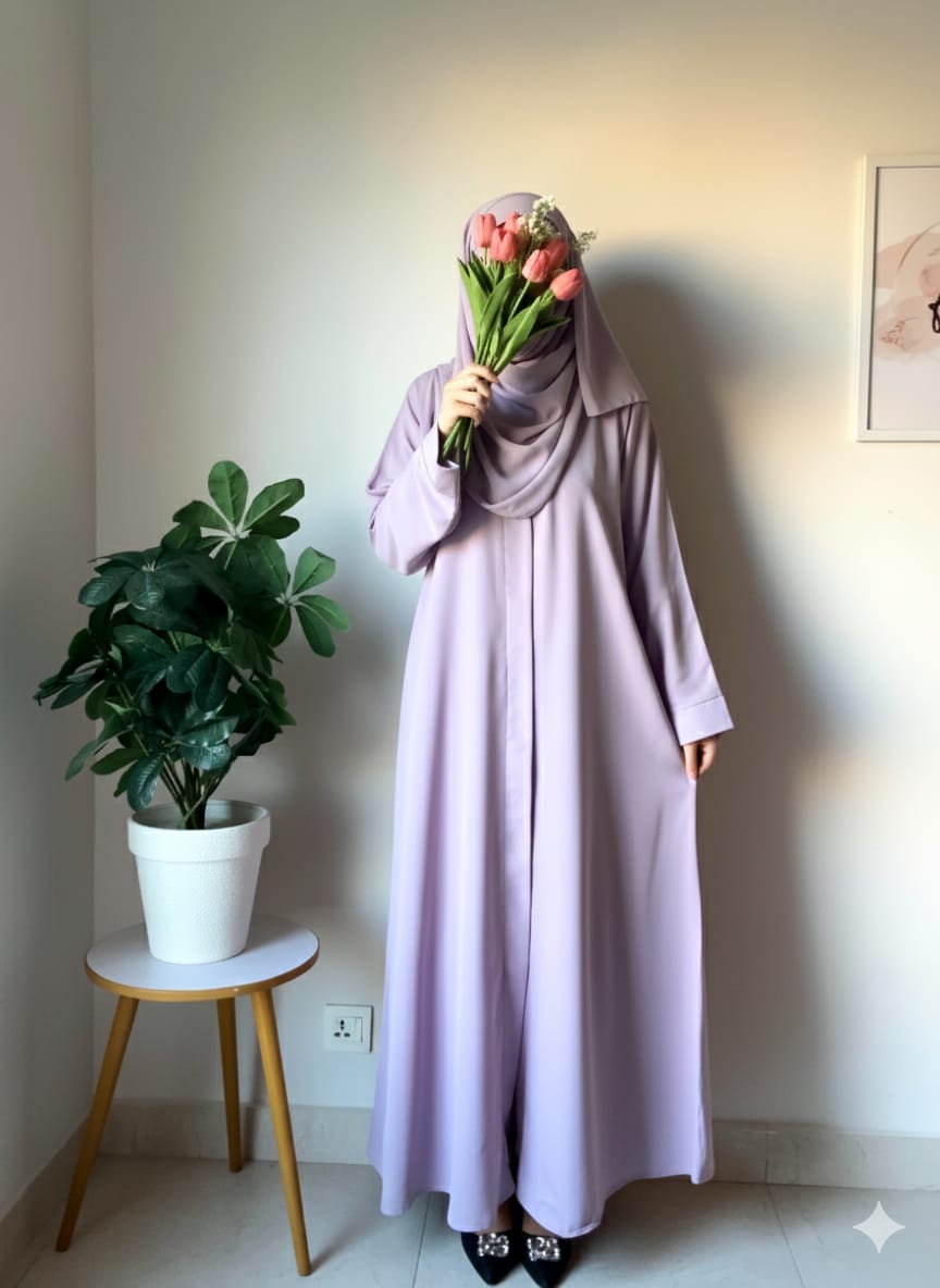 Casual Abaya - Lavender