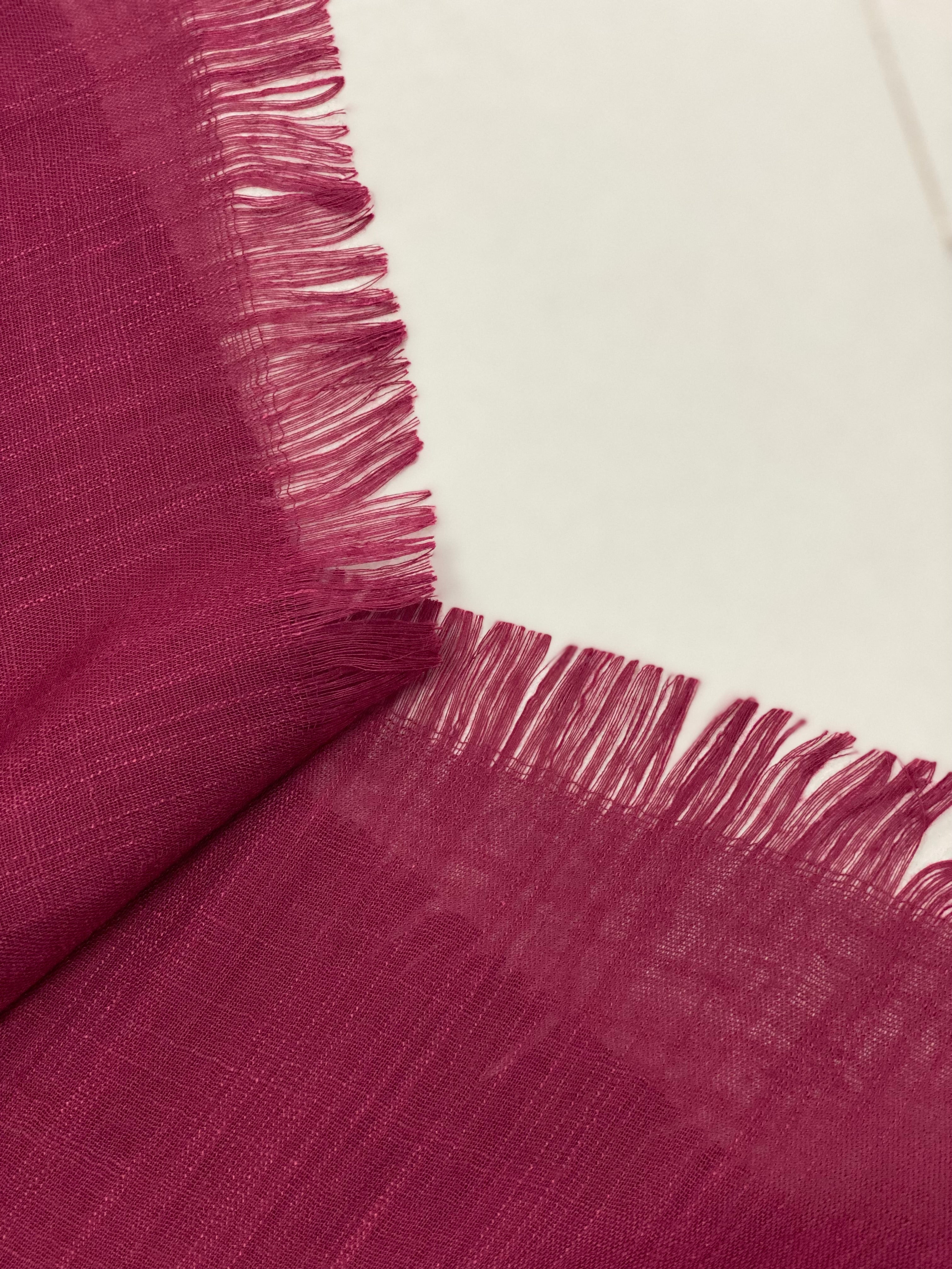 Turkish Lawn Hijab - Maroon