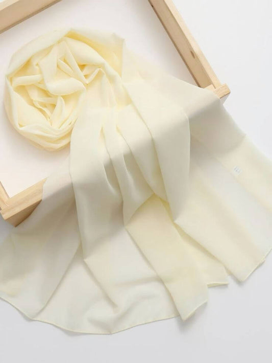 Georgette Hijab - Cream