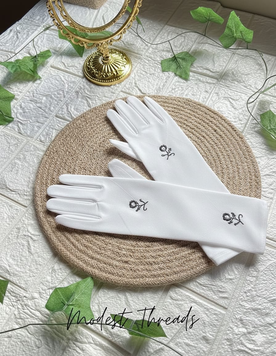 Hand Gloves - White
