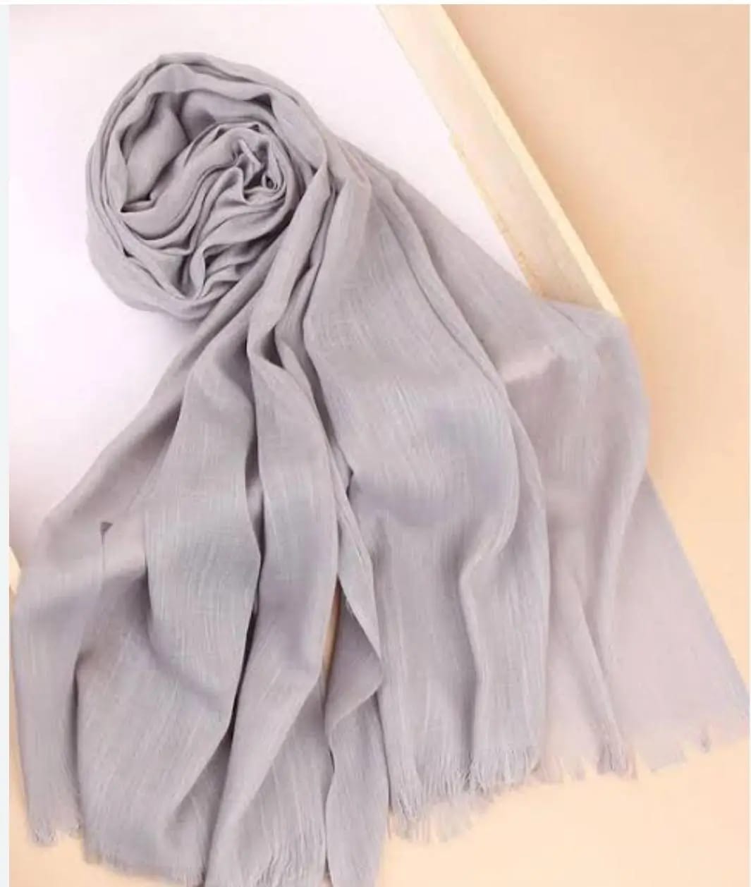 Turkish Hijab - Light Grey