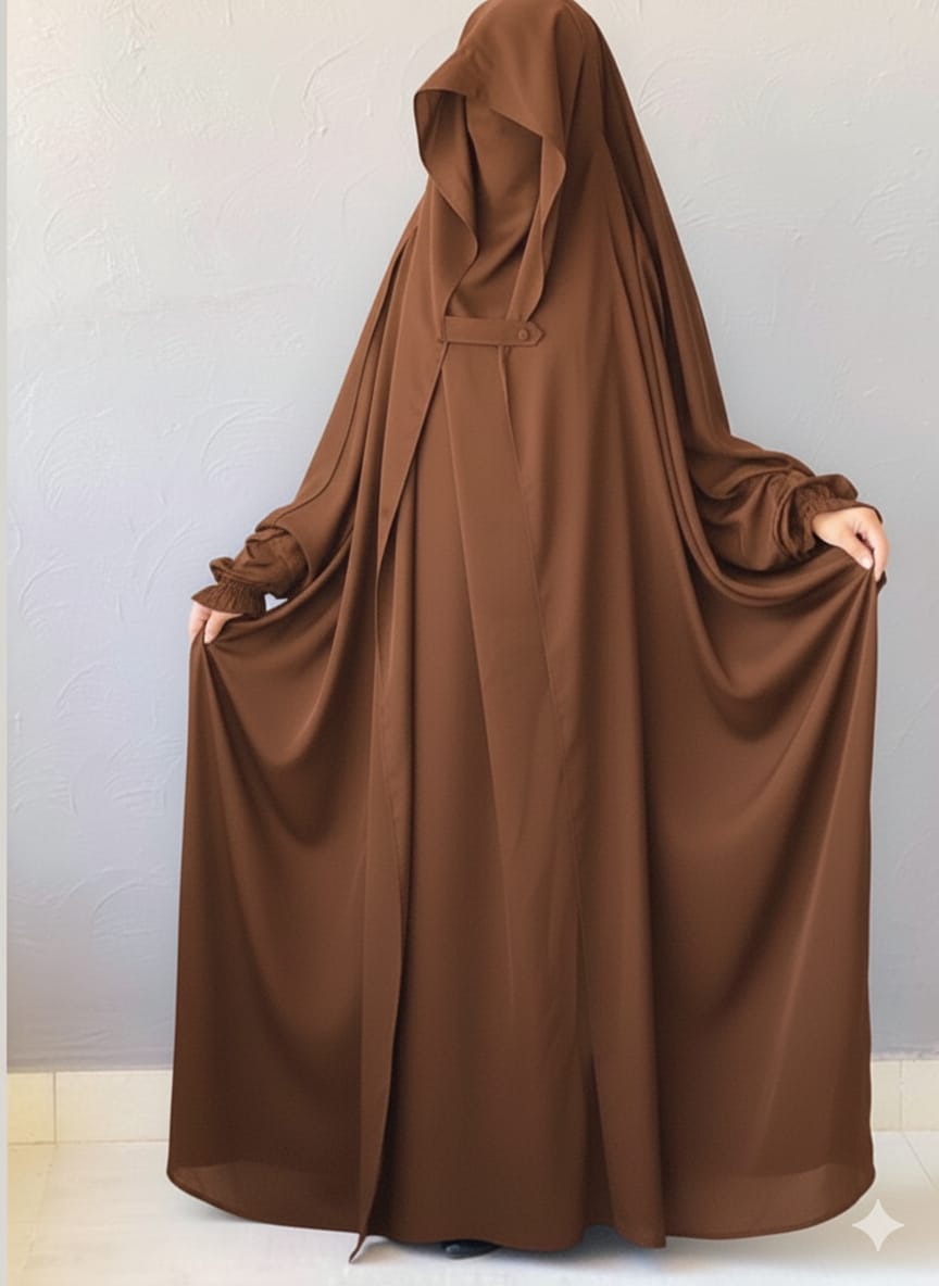 Saudi Jilbab - Brown