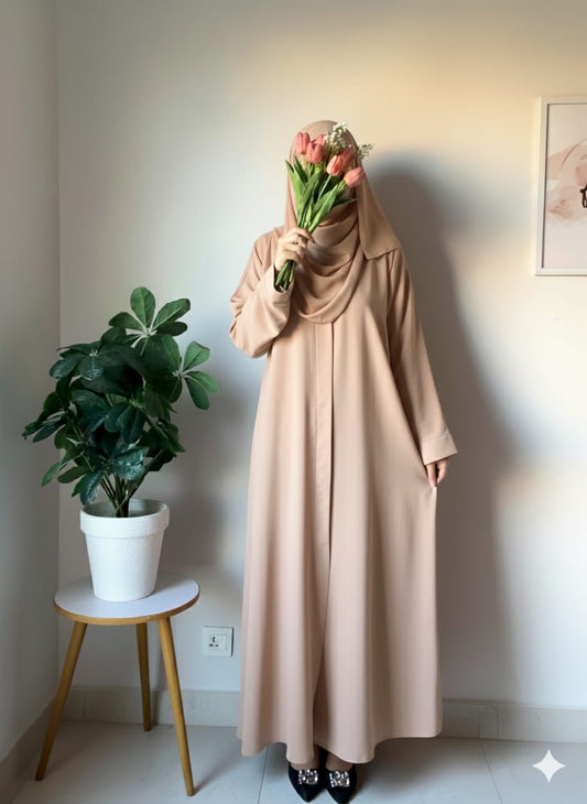 Casual Abaya - Beige