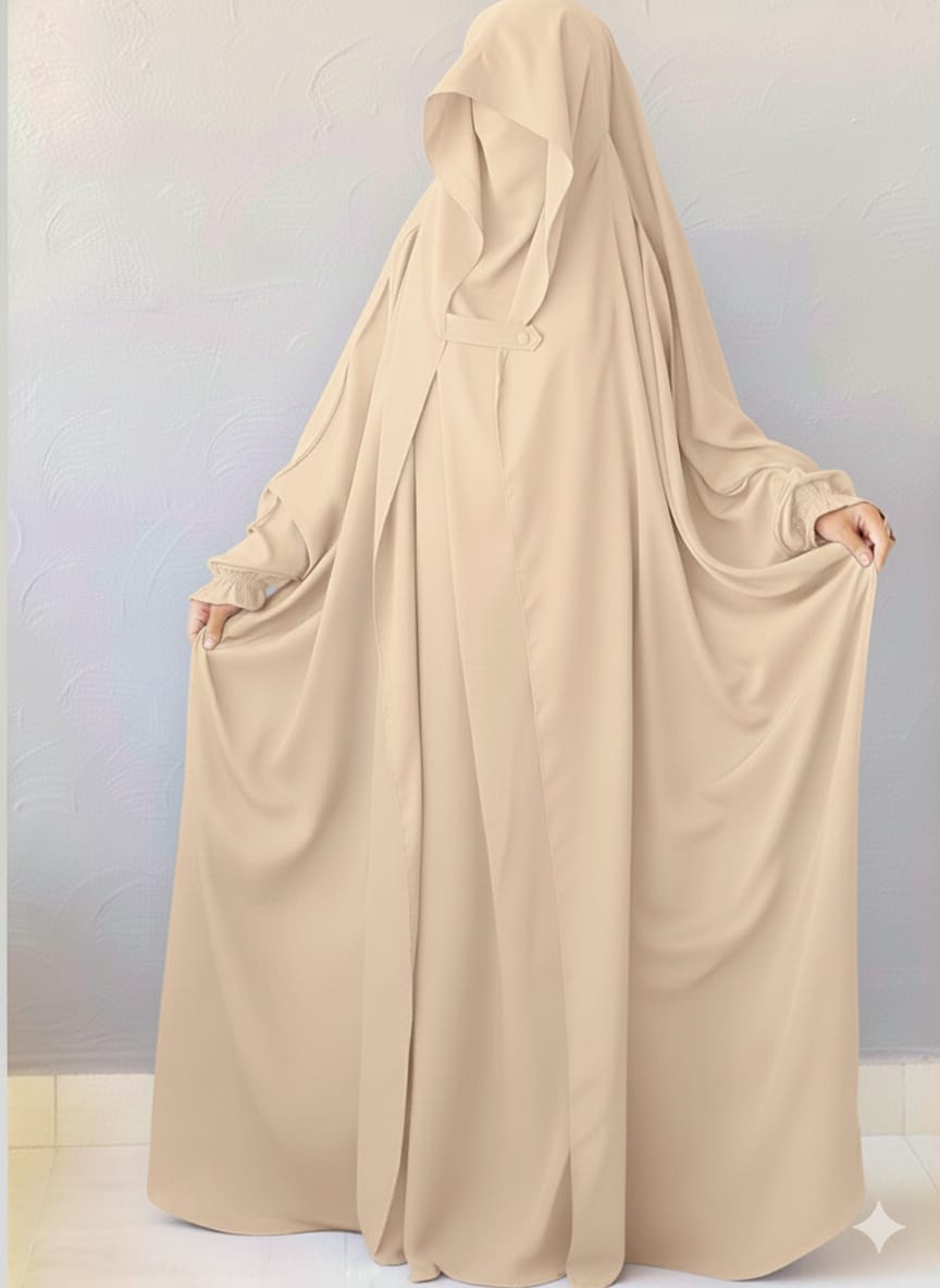 Saudi Jilbab - Beige