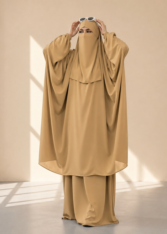 3 Piece Jilbab - skin